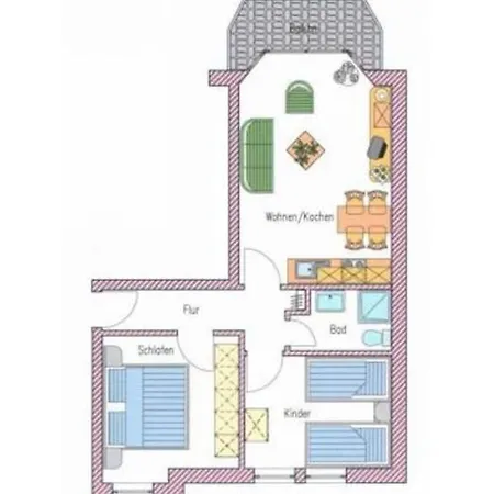 Hébergement de vacances One-bedroom Dorumer Neufeld